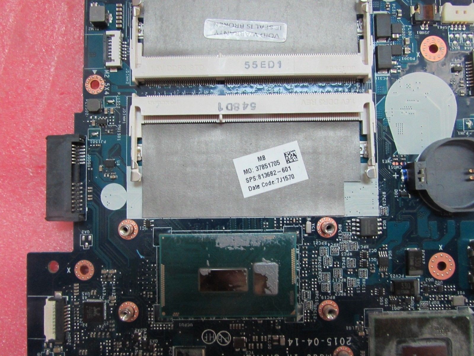 HP HP Envy 17-M7-n001dx-LA-C531P 813682-501 I7-5500U motherboard