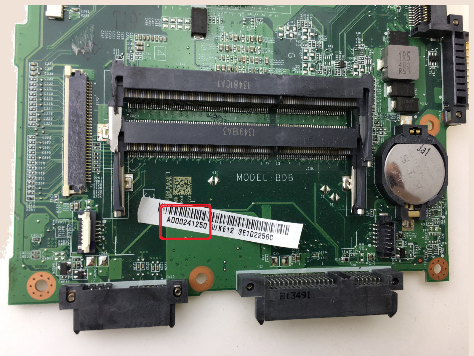 A000241250 Intel HM78 Motherboard for Toshiba Satellite P75 Laptop Integrated A
