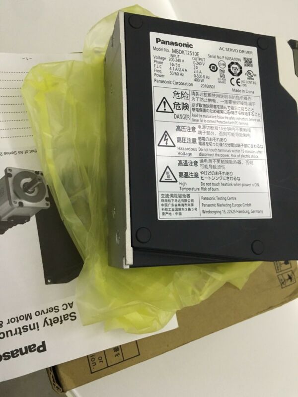 PANASONIC AC SERVO DRIVER MBDKT2510E EXPEDITED SHIPPING