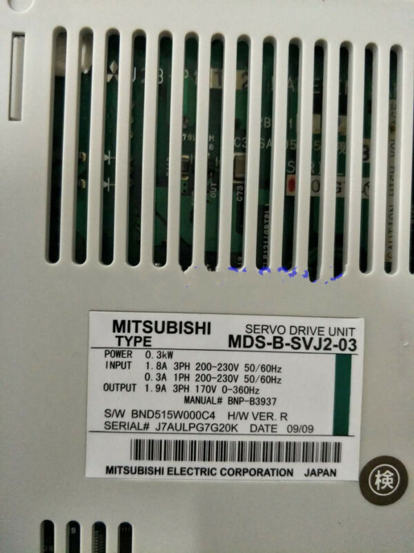 MITSUBISHI AC SERVO DRIVER MDS-B-SVJ2-03 NEW ORIGINAL