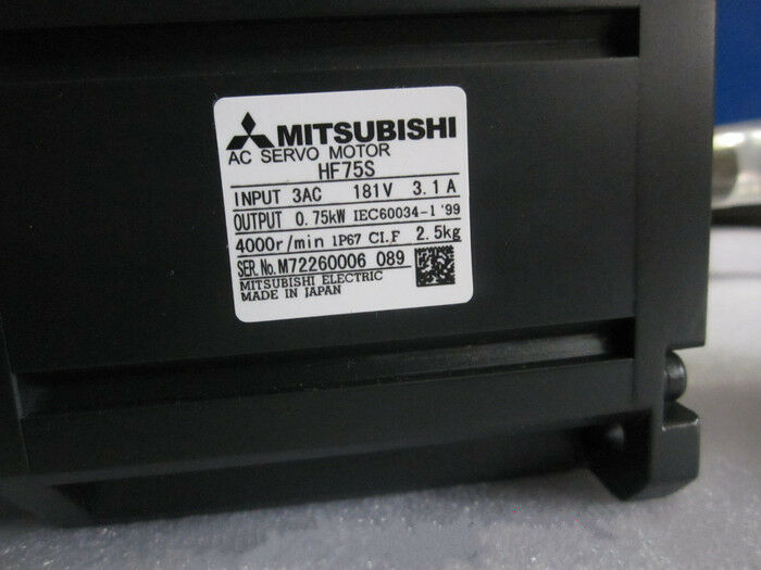 NEW IN BOX MITSUBISHI AC SERVO MOTOR HF75T-A48 HF75TA48 EXPEDITED SHIPPING