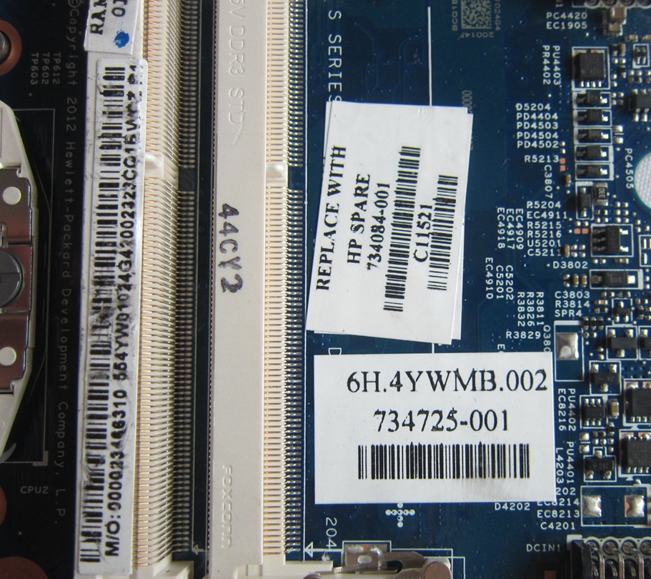 HP 734084-001 734084-601 PROBOOK 440 450 470 G1 HM87 Intel motherboard