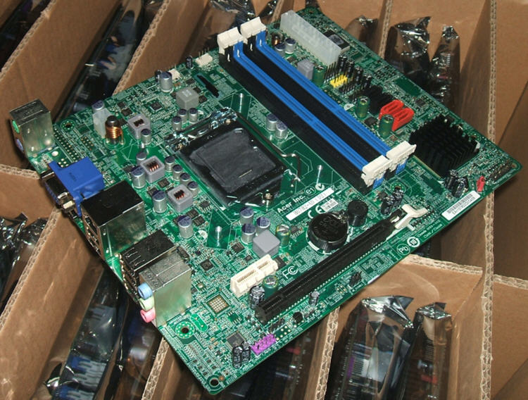 Mainboard Acer B75H2-AM socket 1155 DDR3 cooler M4620G without CPU