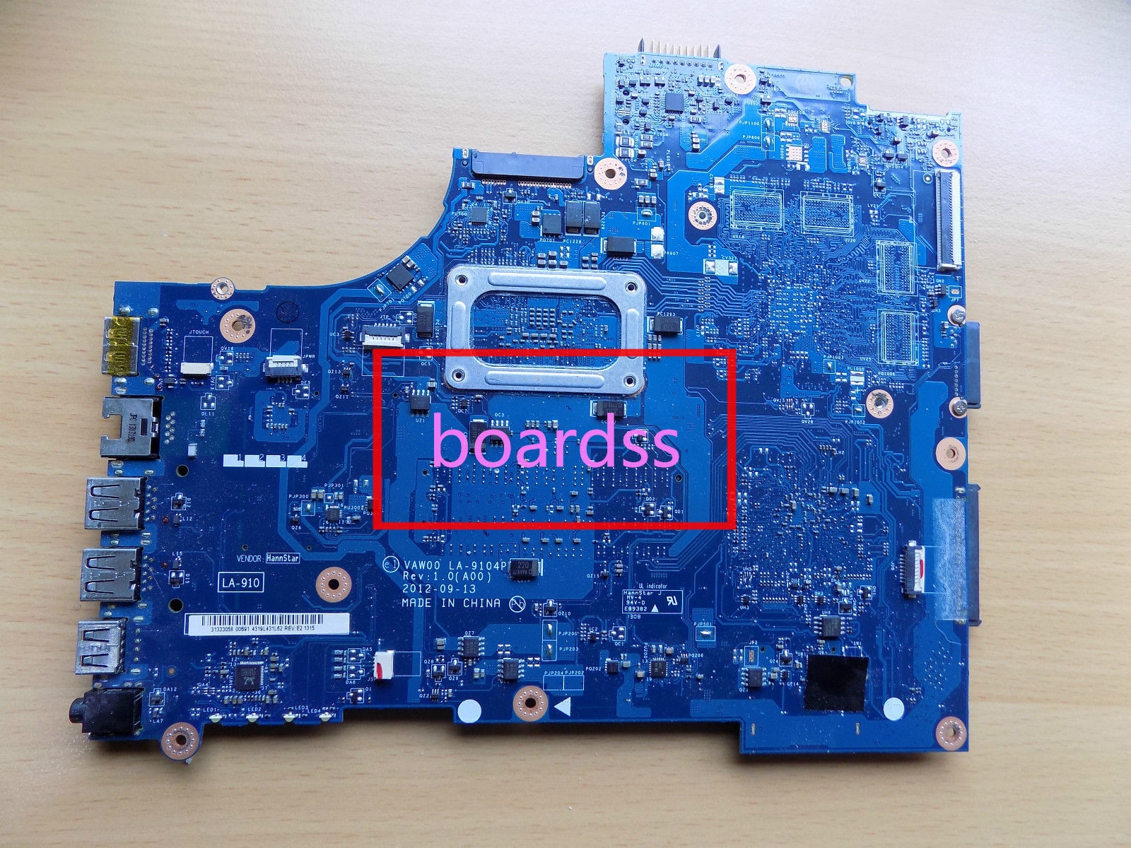 DELL Inspiron 15 5521 3521 Motherboard i7-3537U RD7JC LA-9104P
