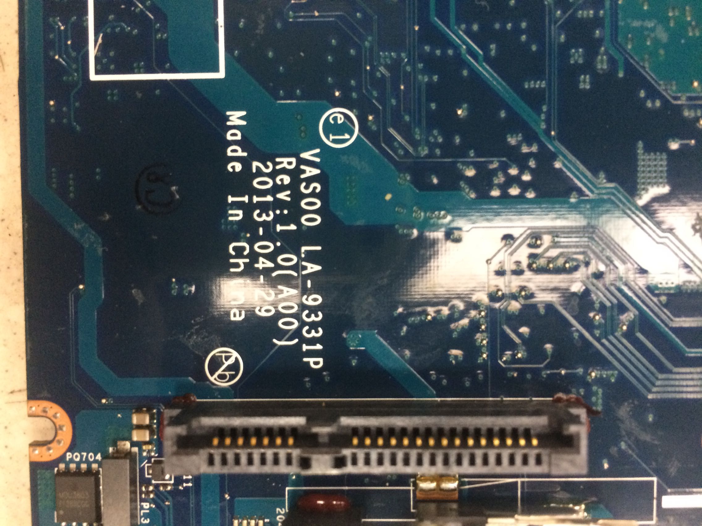 Dell Alienware M17x R5 Intel Motherboard s947 VAS00 LA-9331P  CN