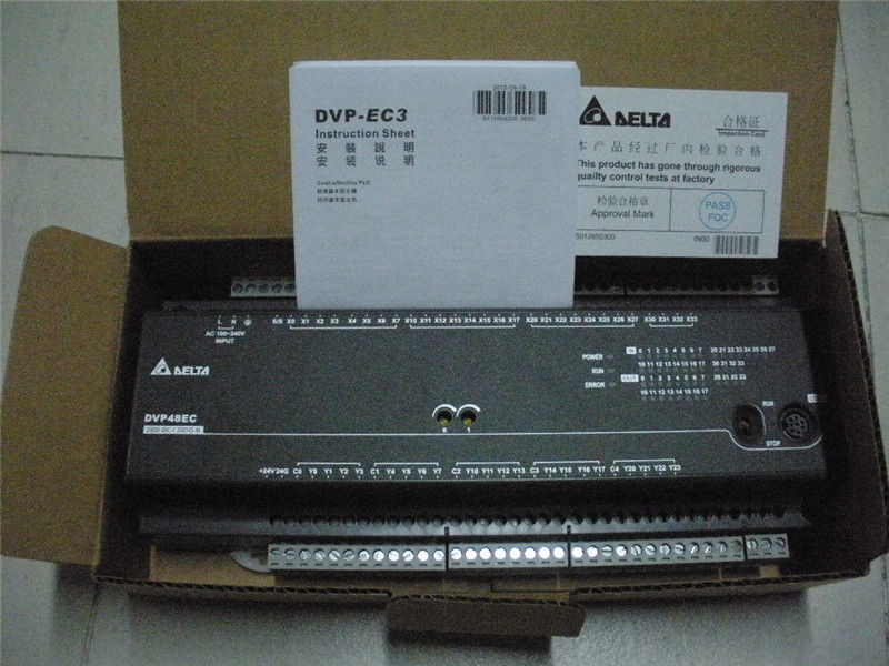 DVP48EC00R3 Delta EC3 Series Standard PLC DI 28 DO 20 Relay 100-240VAC n