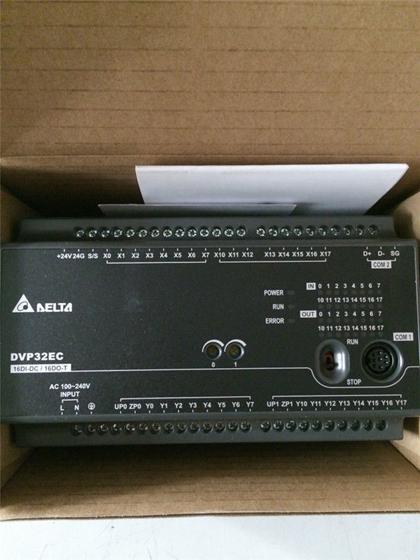 DVP32EC00T3 Delta EC3 Series Standard PLC DI 16 DO 16 Transistor 100-240