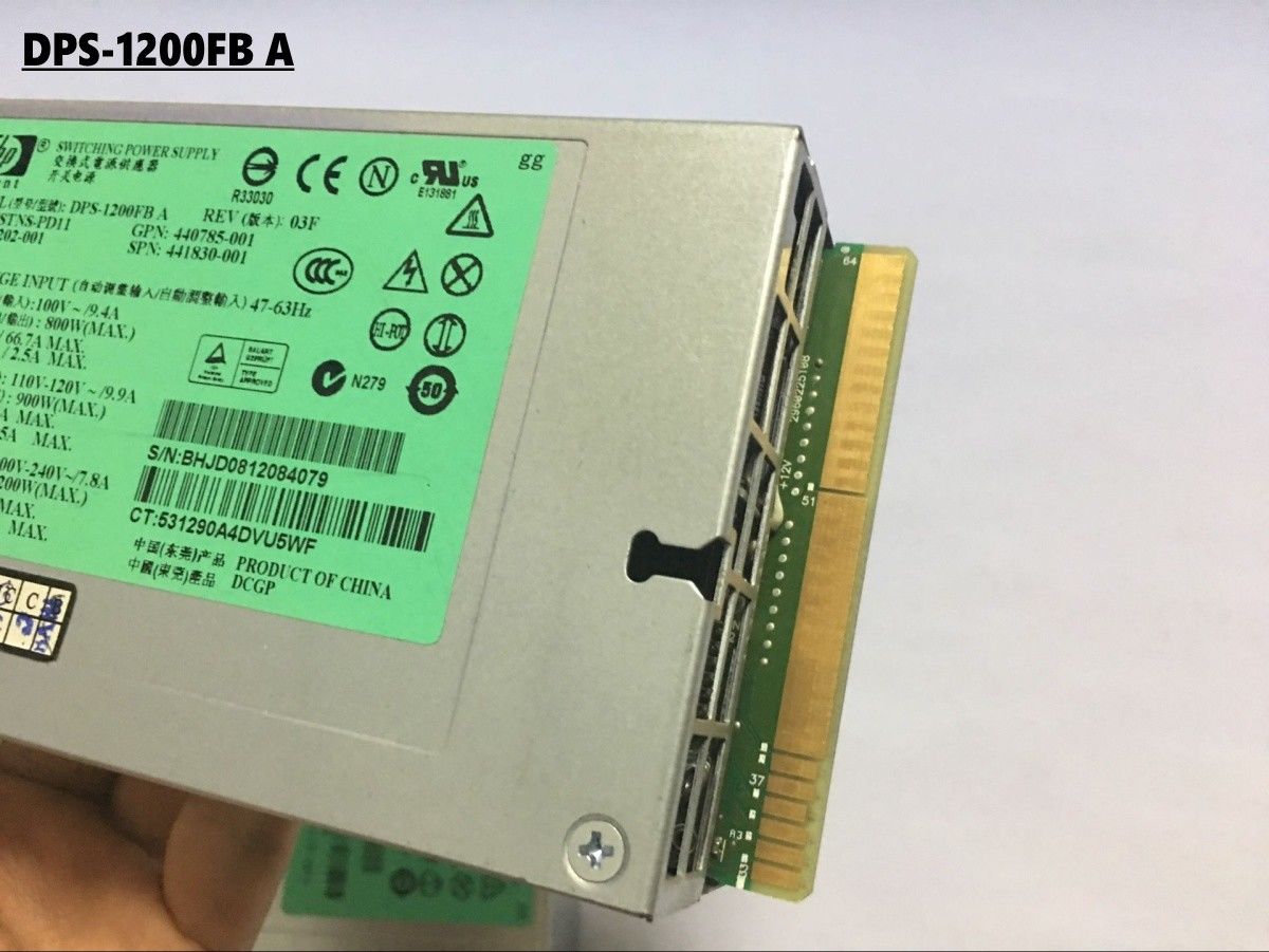 HP Power Server Power Supply For DL580G5 G6 G7 DPS-1200FB A 438202-001