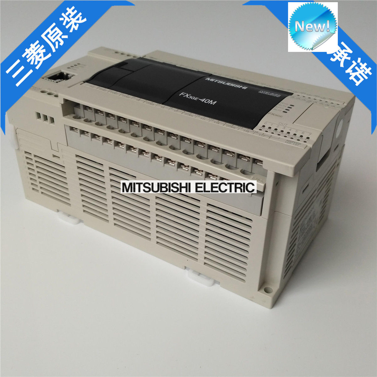 New Mitsubishi  PLC FX3GE-40MR/ES In Box FX3GE40MRES