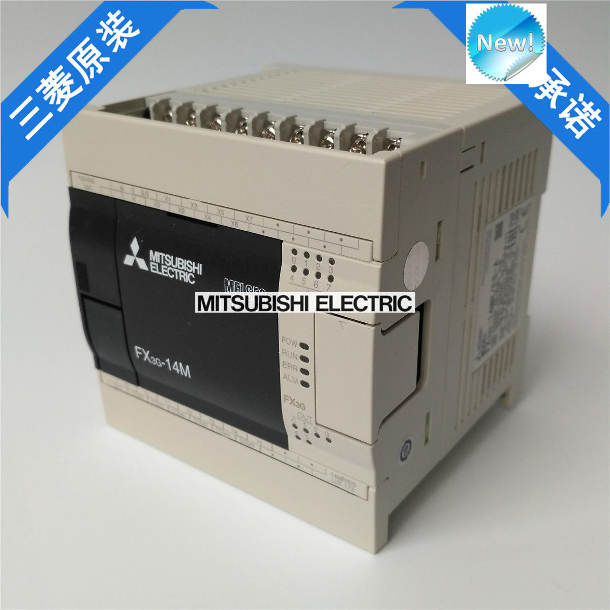 New Mitsubishi  PLC FX3G-14MR/ES-A In Box FX3G14MRESA