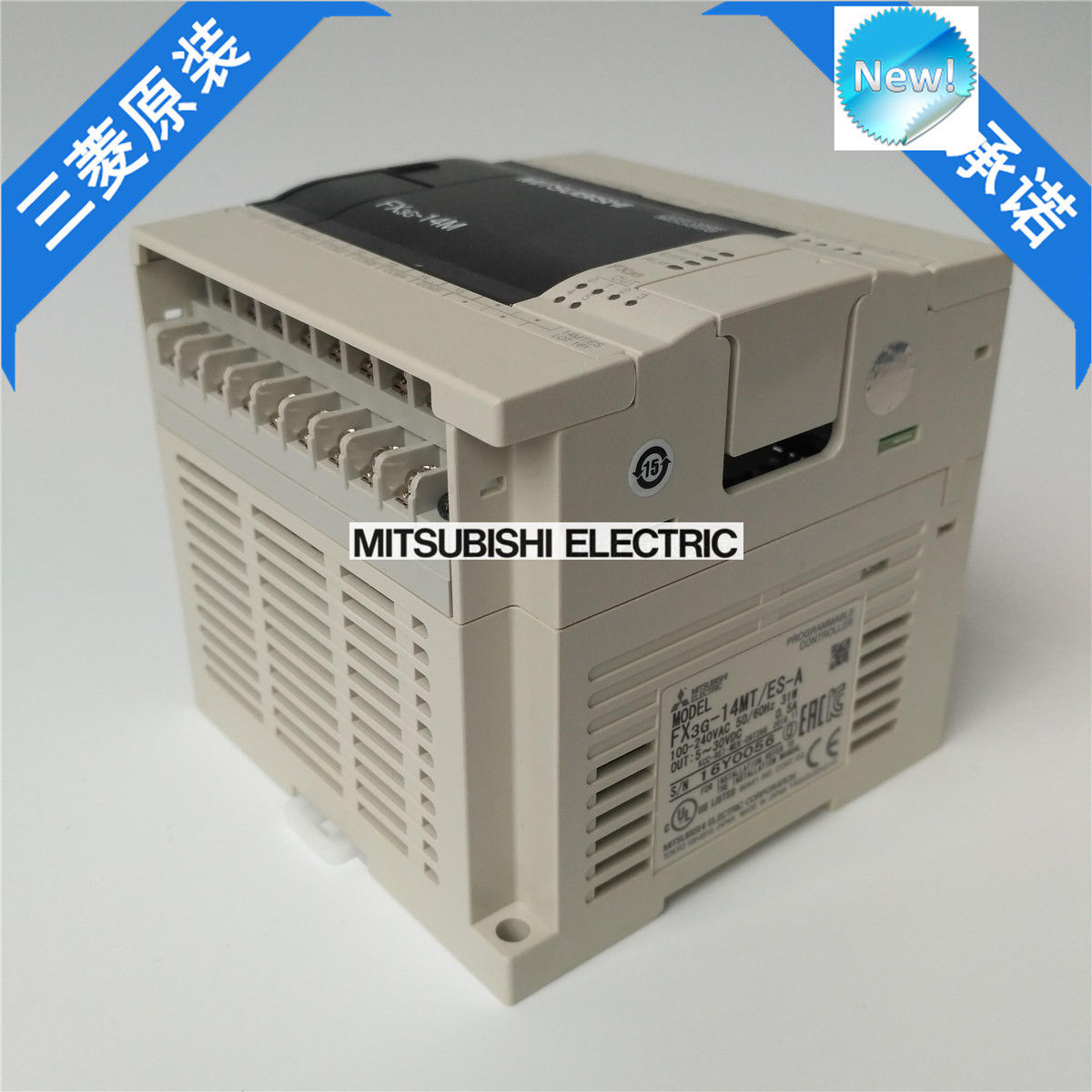 New Mitsubishi  PLC FX3G-14MT/ES-A In Box FX3G14MTESA