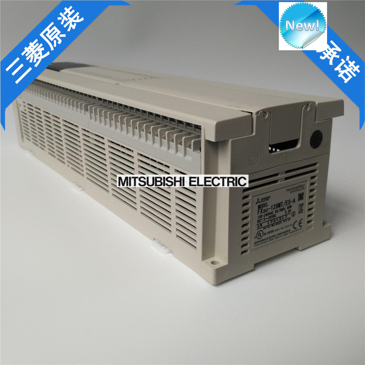 New Mitsubishi  PLC FX3U-128MT/ES-A In Box FX3U128MTESA