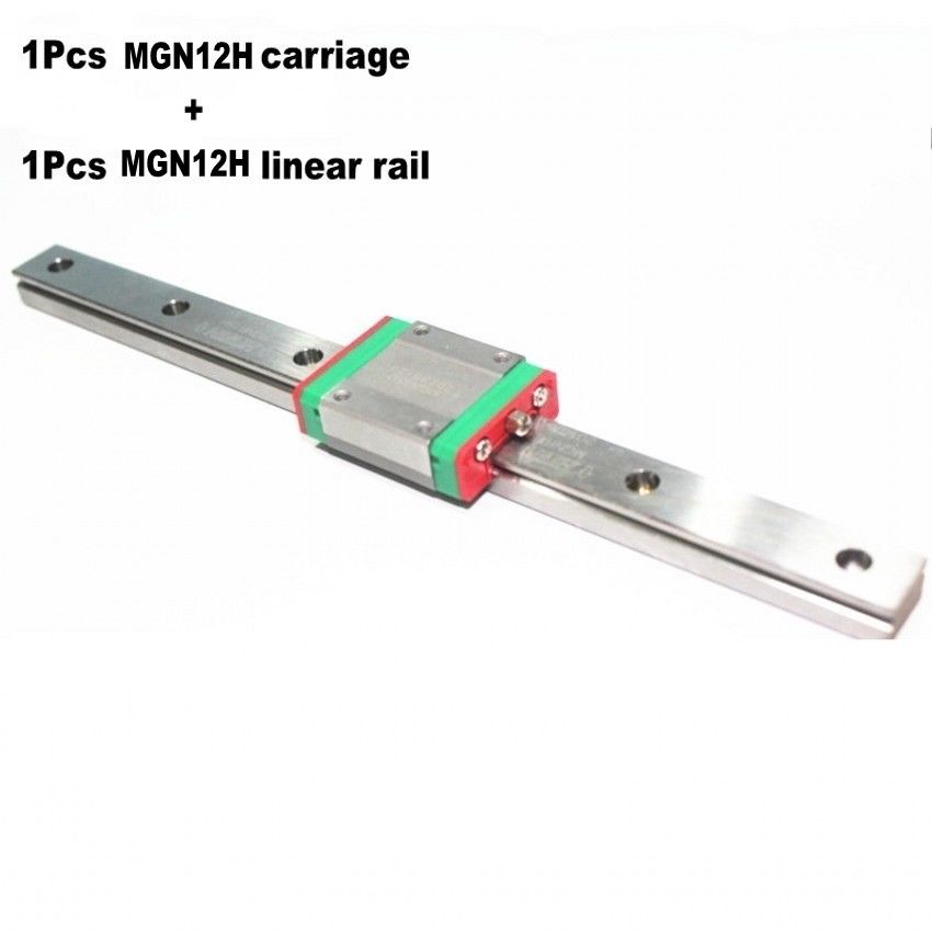 MGN12H Linear Sliding Guide / Block 250 300 350 400 450 500 550mm CNC 3D Printer