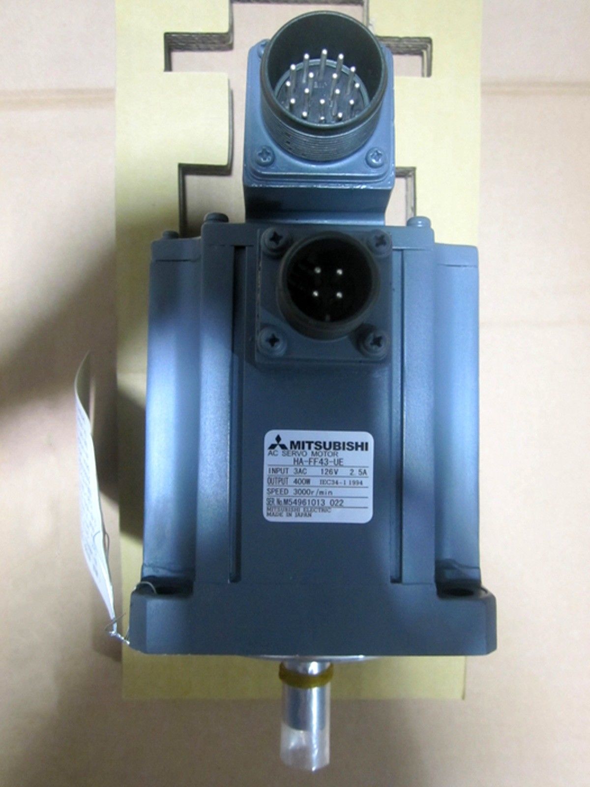 Brand NEW Mitsubishi Servo Motor HA-FF43C-UE HA-FF43-UE IN BOX HAFF43CUE