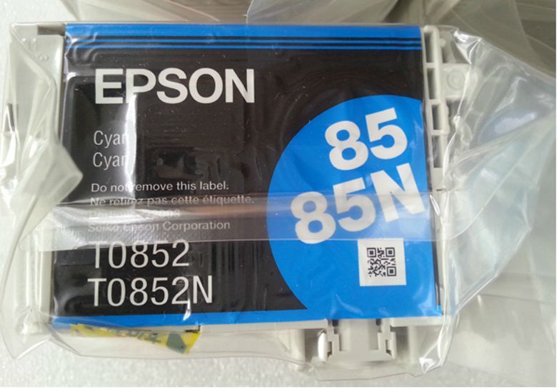 6x 85N genuine ink cartridge for EP T60 R330 R1390 printer; T0851N - T0856N