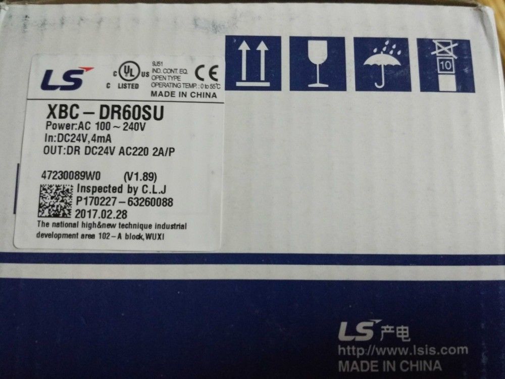 DHL NEW&ORIGINAL XBC-DR60SU LS PLC XBC-DR60SU PROGRAMABLE CONTROLLER