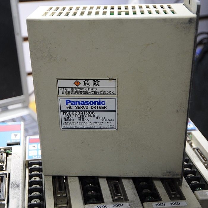Used PANASONIC TESTED AC SERVO DRIVER MSD023A1X06