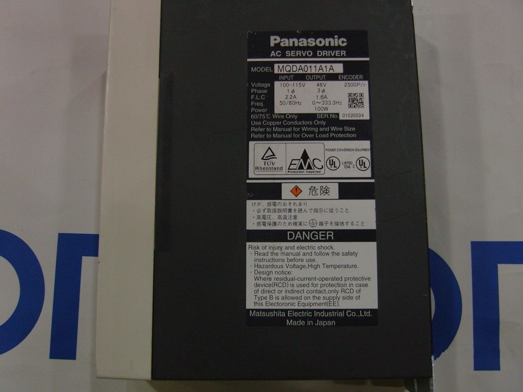 70% NEW Panasonic AC servo drive MQDA011A1A in box