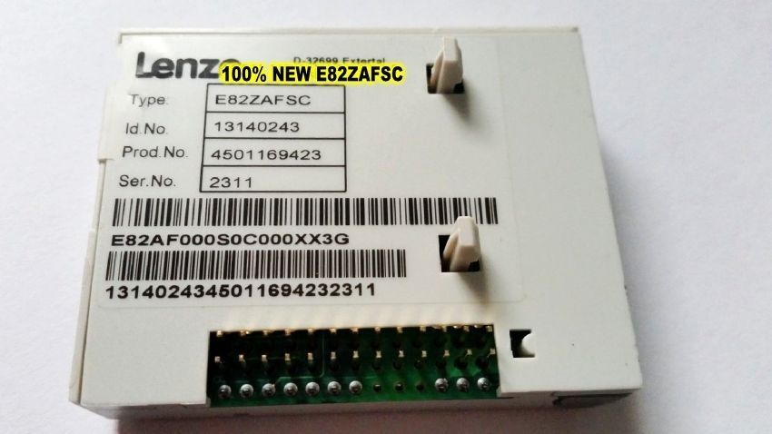 Genuine LENZE STANDART I/O FUNCTION MODULE E82ZAFSC in new box